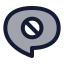 Comment Block icon with duotone standard style